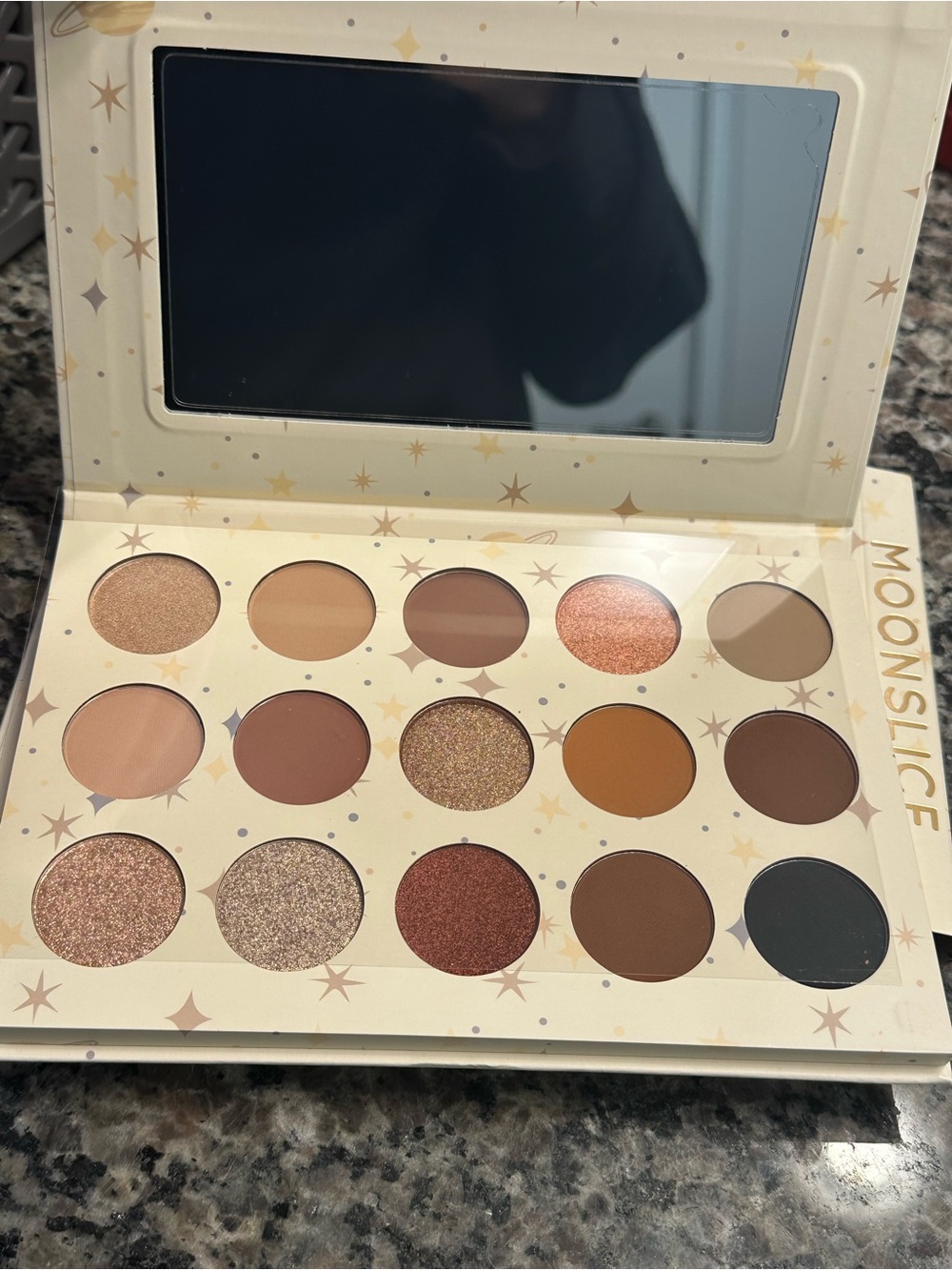 Moonslice Neutral Eyeshadow Palette — Warm Beige, Brown & Copper Shades